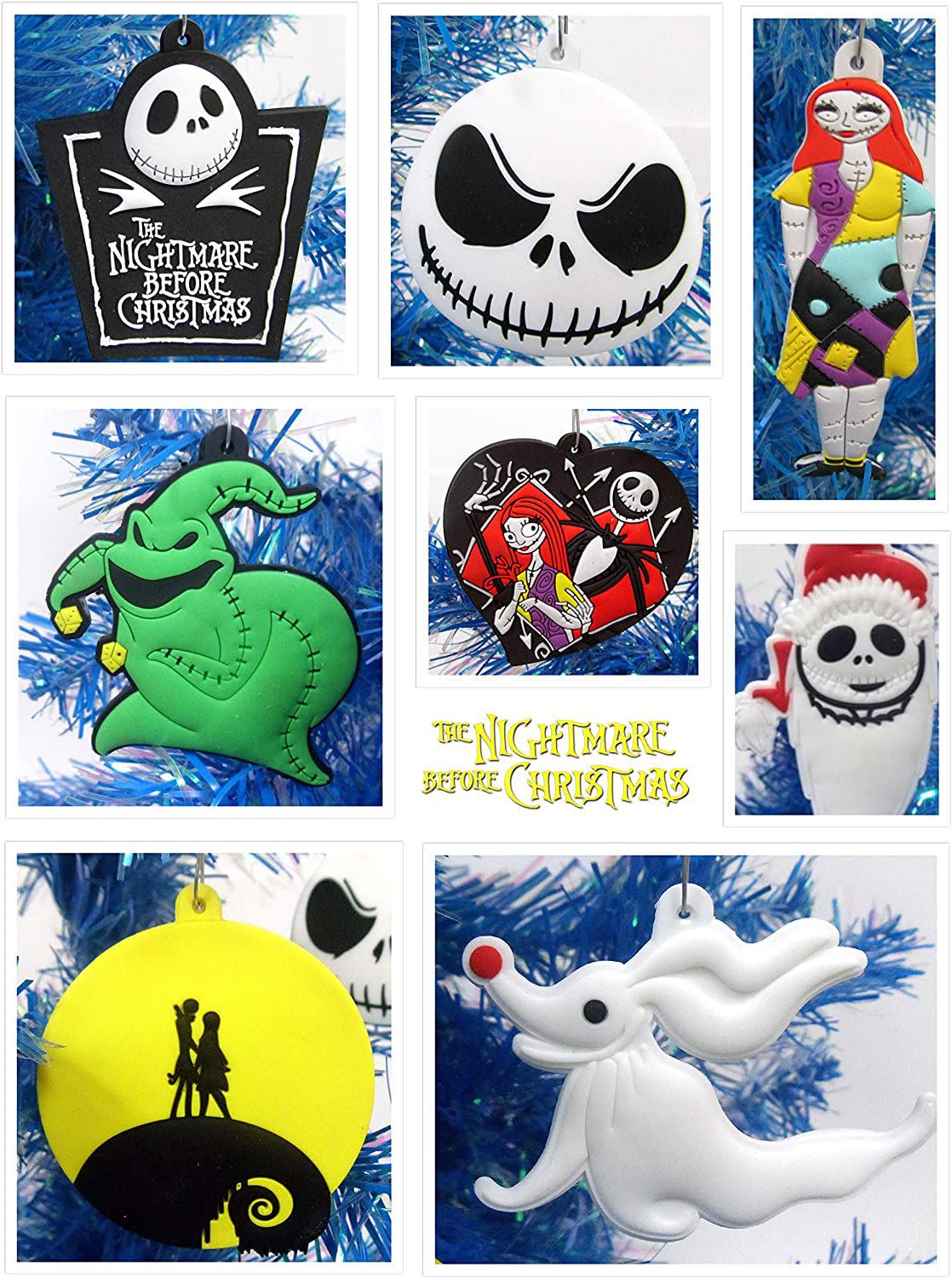 Nightmare Before Christmas 8-Piece Ornament Set