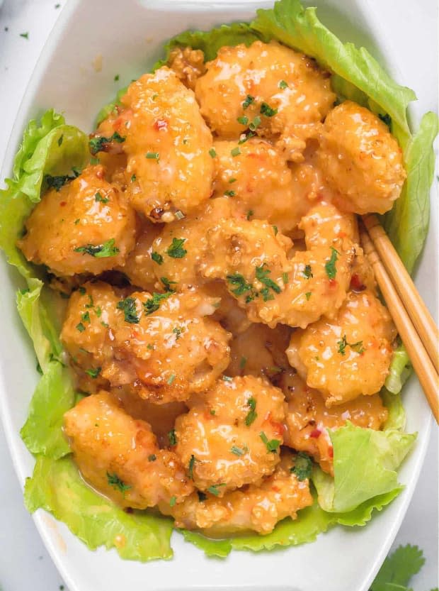 <p><a href="https://www.thecountrycook.net/air-fryer-bang-bang-shrimp/" rel="nofollow noopener" target="_blank" data-ylk="slk:The Country Cook;elm:context_link;itc:0;sec:content-canvas" class="link ">The Country Cook</a></p>
