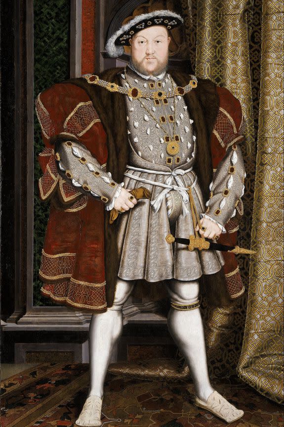 Henry VIII by Hans Holbein the Younger.