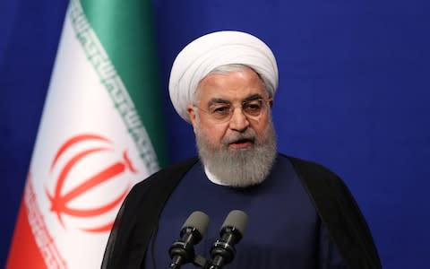 Iranian President Hassan Rouhani  - Credit: Official President website/Handout via REUTERS