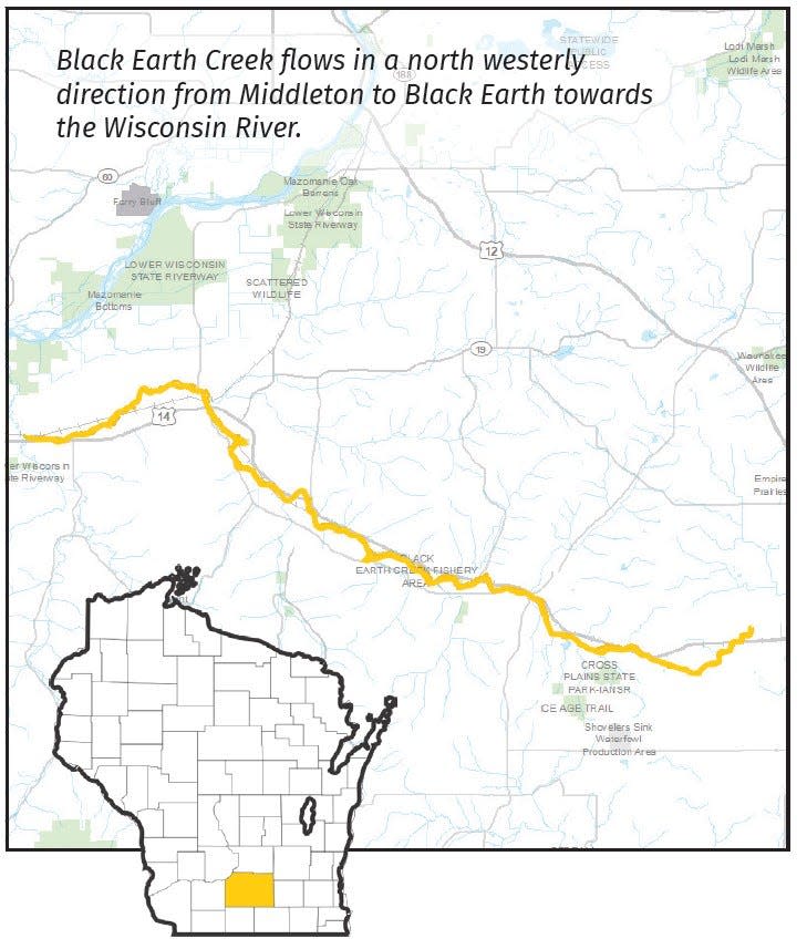 A new PFAS-based consumption advisory has been issued for Black Earth Creek to the confluence with Blue Mound Creek in Dane County following the results of fish sampling conducted in 2020.