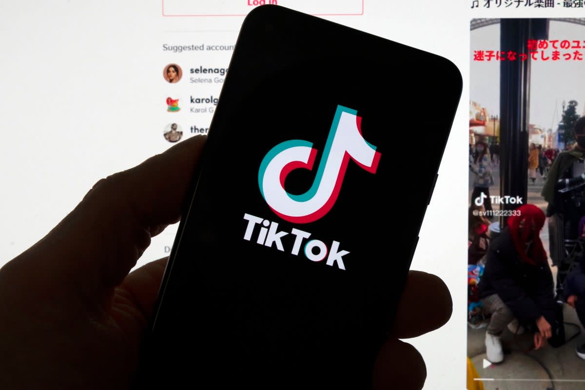 TikTok is facing a complete ban in the United States amid Chinese surveillence and interference fears  (The Associated Press)