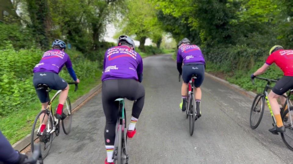 James Badger and his fellow riders