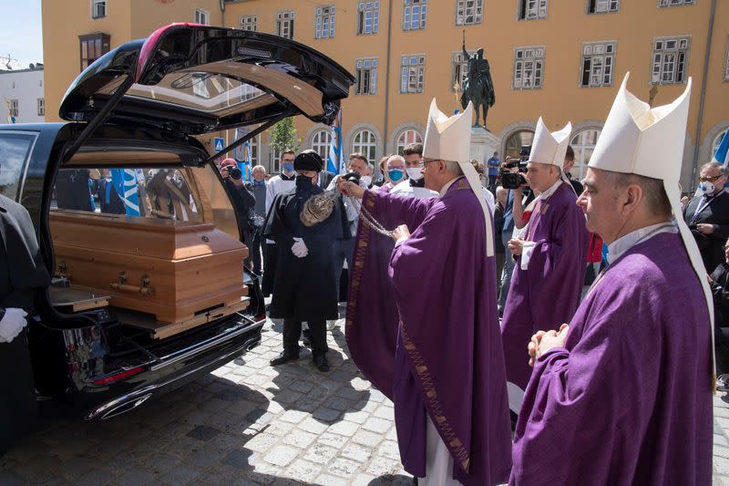 Funeral of Georg Ratzinger, brother of Pope Emeritus Benedict XVI, in Regensburg