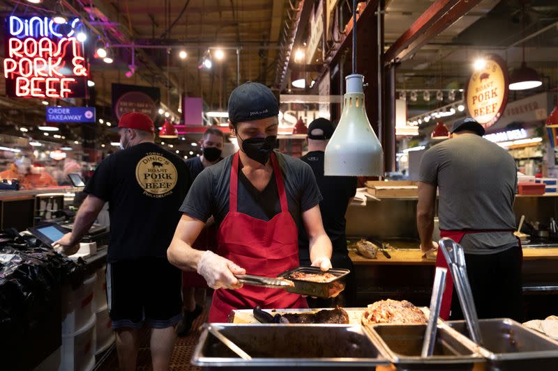 At historic Philadelphia market, small businesses face triple blow from pandemic
