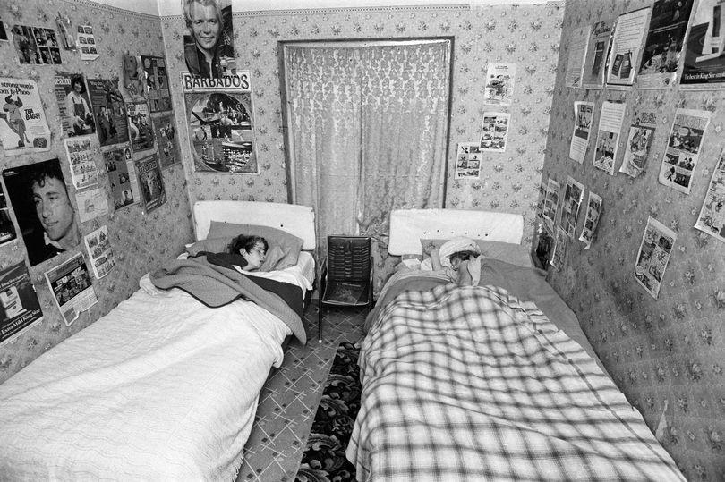 The children's bedroom in the allegedly true account of poltergeist activity in Enfield, London in 1977, said to have inspired Ghostwatch