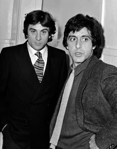 <p>Ron Galella, Ltd./Ron Galella Collection via Getty</p> Robert DeNiro and Al Pacino in 1980