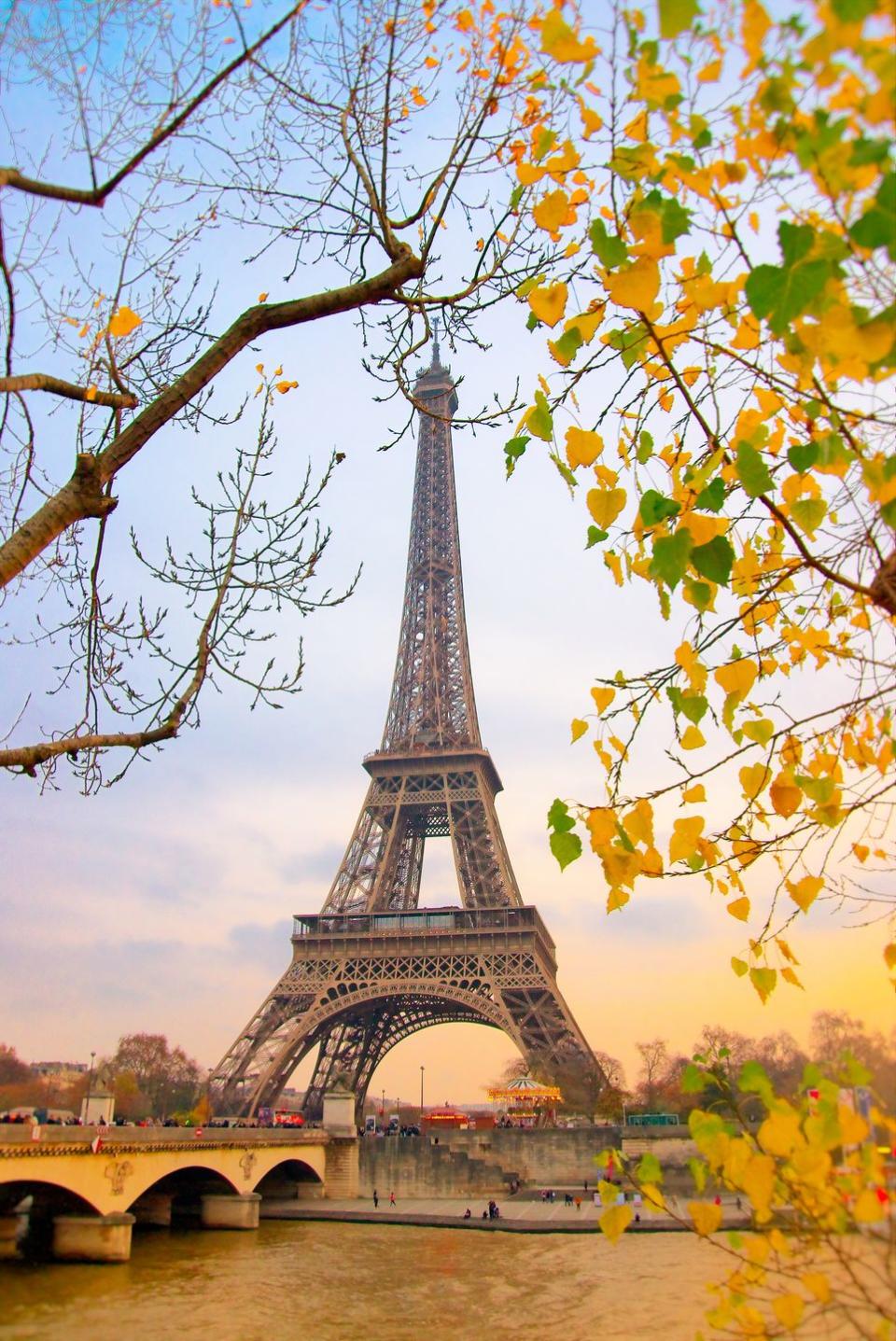 <p>We didn't think it was possible for the City of Love to get anymore romantic, but <em>mais oui</em>, it absolutely is when you see the Eiffel Tower, Notre Dame, and the Seine framed in rich fall hues.</p><p><a class="link " href="https://go.redirectingat.com?id=74968X1596630&url=https%3A%2F%2Fwww.tripadvisor.com%2FHotel_Review-g187147-d207722-Reviews-Hotel_de_Crillon_A_Rosewood_Hotel-Paris_Ile_de_France.html&sref=https%3A%2F%2Fwww.womenshealthmag.com%2Flife%2Fg41359461%2Fbest-fall-foliage-places%2F" rel="nofollow noopener" target="_blank" data-ylk="slk:BOOK NOW">BOOK NOW</a> <em><strong>Hotel de Crillon</strong></em></p>