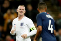 Soccer Football - International Friendly - England v United States - Wembley Stadium, London, Britain - November 15, 2018 England's Wayne Rooney reacts Action Images via Reuters/Carl Recine