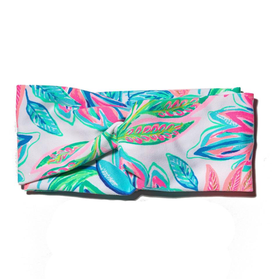 5) Lele Sadoughi x Lilly Pulitzer Toucan Do It Better Knotted Head Wrap