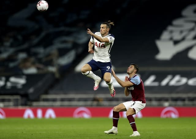 Gareth Bale played 28 minutes on his second Spurs debut