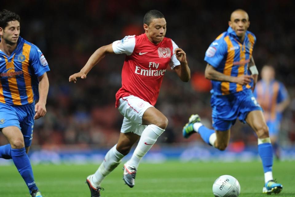 Oxlade-Chamberlain burst onto the scene at Arsenal before being derailed by injury blows (Arsenal FC via Getty Images)