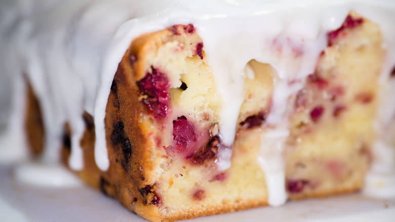 frozen raspberry lemon quick bread