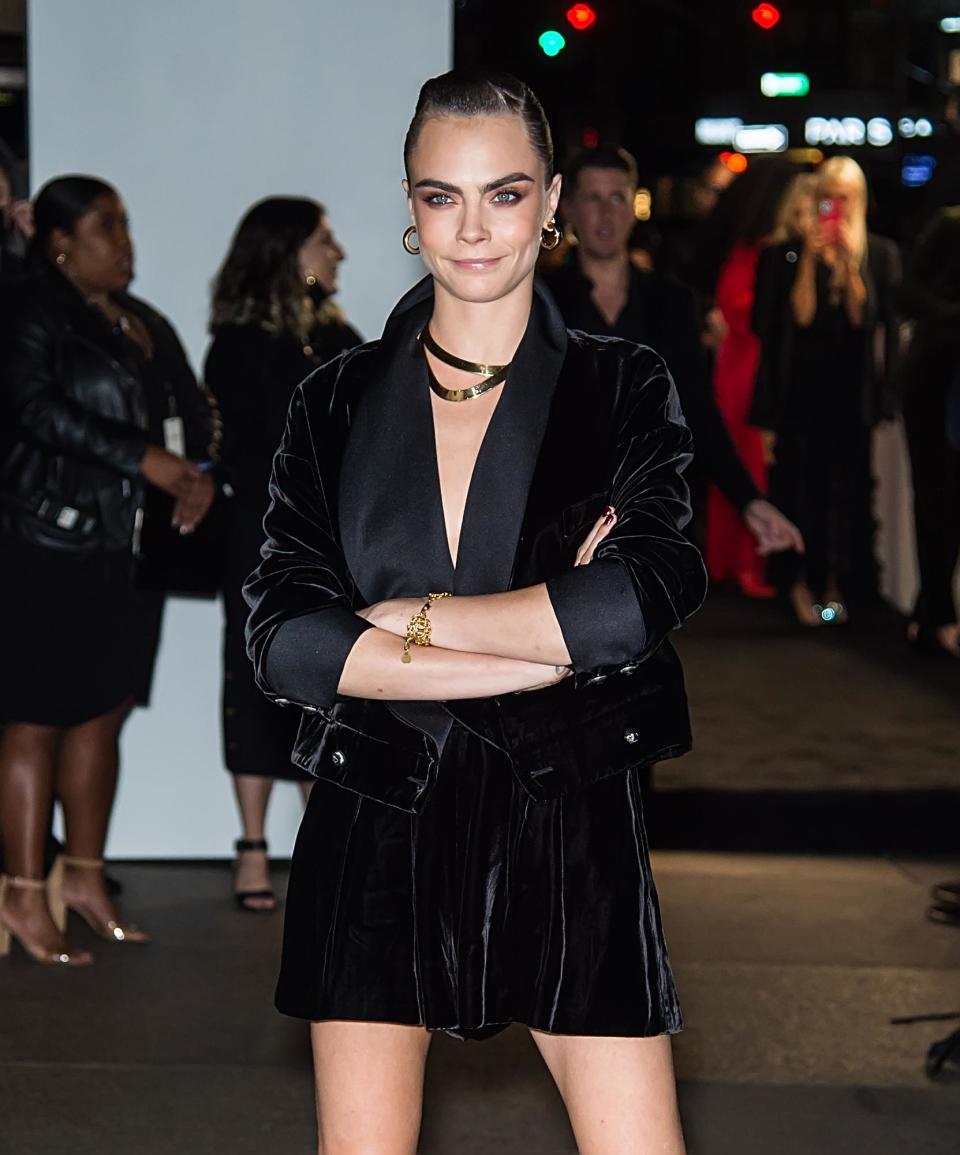 Cara Delevingne at the 2021 CFDA Fashion Awards in New York City