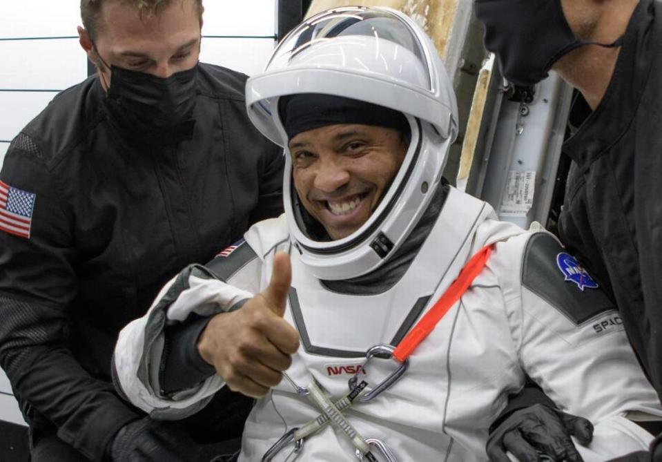 Victor Glover, a NASA astronaut and Cal Poly grad, returned to Earth on May 2, 2021, after spending nearly six months aboard the International Space Station.