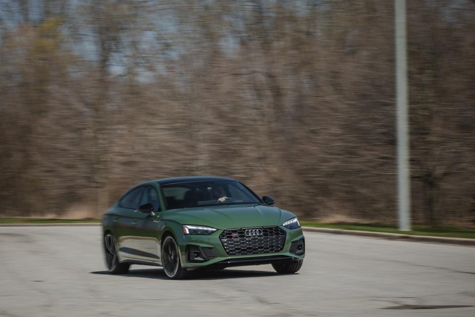 <p>Punchier than your run-of-the-mill A5, but not quite as much of a monster as the RS5, the S5 strikes us as the Baby Bear to its Mama and Papa Bear kin. And according to iSeeCars, used S5s in four-door Sportback form have seen their prices fall by $9498 over the last year, bringing the average price of used S5 Sportbacks down to $44,528 in February 2023.</p><p><a class="link " href="https://www.caranddriver.com/audi/s5-sportback" rel="nofollow noopener" target="_blank" data-ylk="slk:MORE ABOUT THE AUDI S5 SPORTBACK;elm:context_link;itc:0;sec:content-canvas">MORE ABOUT THE AUDI S5 SPORTBACK</a></p>