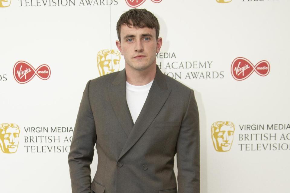 Paul Mescal at the Bafta TV Awards a in West London on 31 July 2020: Joel C Ryan/Invision/AP