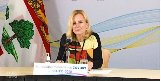 Chief Public Health Officer Dr. Heather Morrison outlined the new rules at a briefing Wednesday. (CBC - image credit)