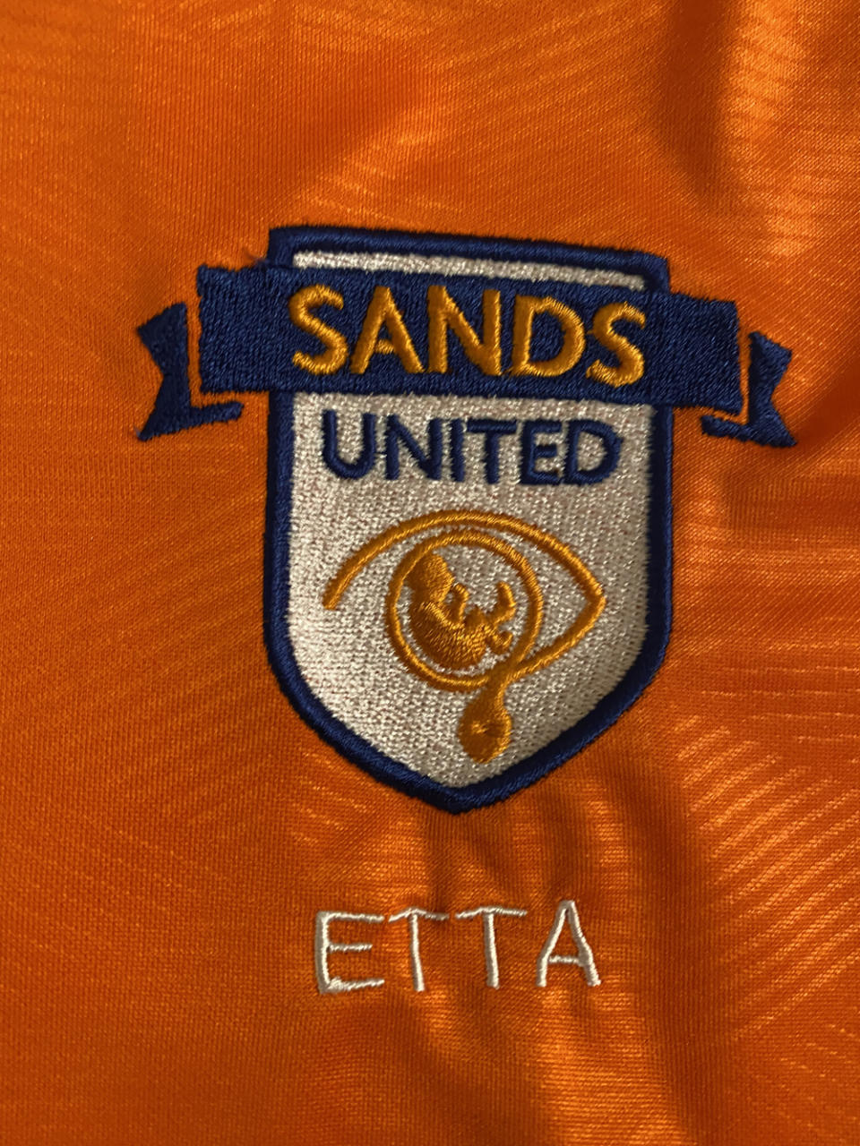 Samuel’s football shirt with Etta’s name (PA Real Life)