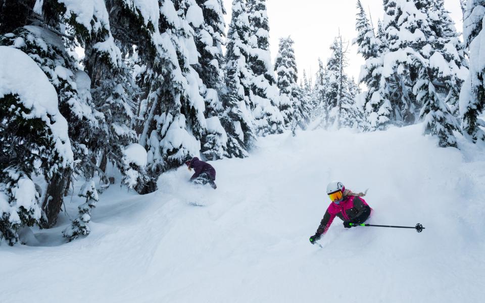 Whistler receives an average 10.8m of snowfall annually