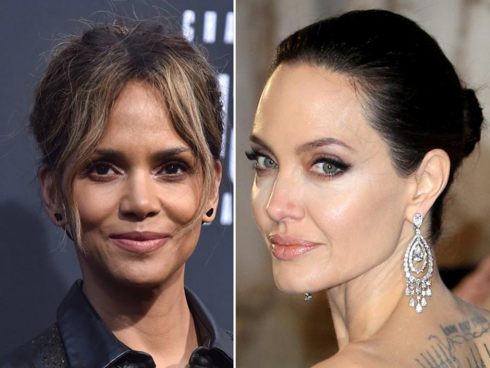 Halle Berry (li.) und Angelina Jolie haben mehrere Scheidungen hinter sich. (Bild: DFree/Shutterstock / Copyright (c) 2020 Cubankite/Shutterstock.  No use without permission.)