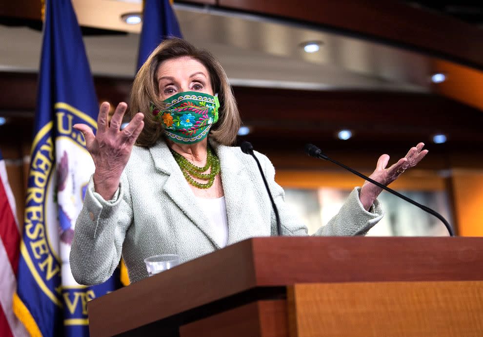 Mandatory Credit: Photo by KEVIN DIETSCH/Shutterstock (11786062h)Speaker Nancy Pelosi, D-Calif.