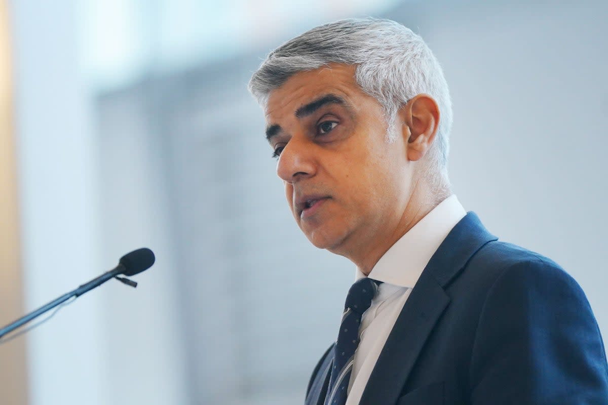 Mayor of London Sadiq Khan (PA Wire)