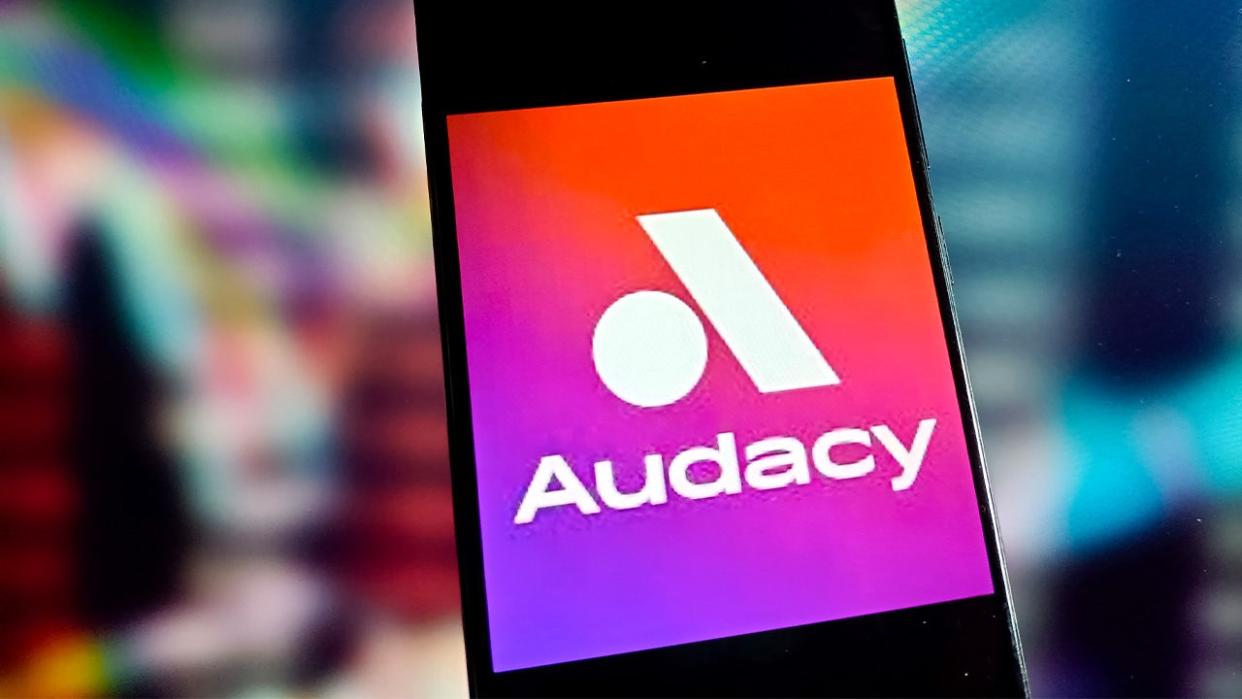 The Audacy radio logo