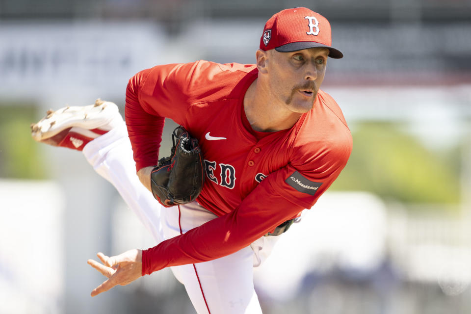 Cam Booser。（MLB Photo by Maddie Malhotra/Boston Red Sox/Getty Images)