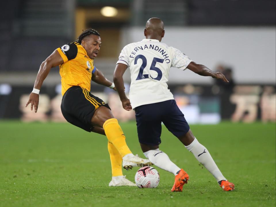 Fernandinho shone against WolvesPool via REUTERS