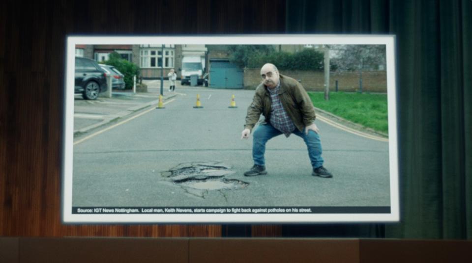 Potholes ranked #2 as an everyday irritation. Weetabix / Prank PR / SWNS