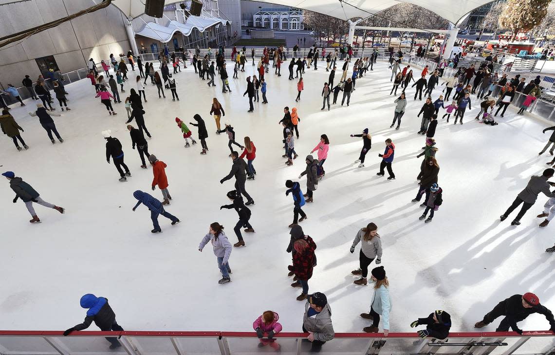 The Crown Center Ice Terrace is scheduled to operate through March 12