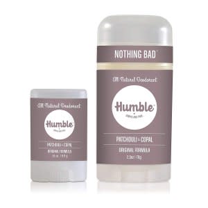 Humble Original Formula Natural Deodorant; best natural deodorant