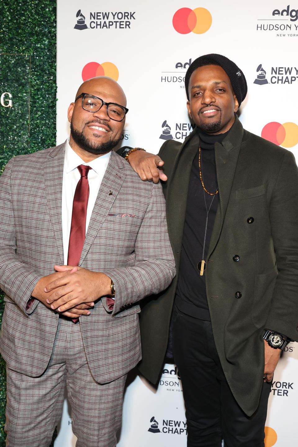 NEW YORK, NEW YORK - JANUARY 22: Torae Carr and J. Ivy attend the New York Chapter 2024 Nominee Celebration at Edge at Hudson Yards on January 22, 2024 in New York City. (Photo by Cindy Ord/Getty Images for The Recording Academy)