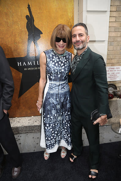 Anna Wintour and Marc Jacobs buddy up.