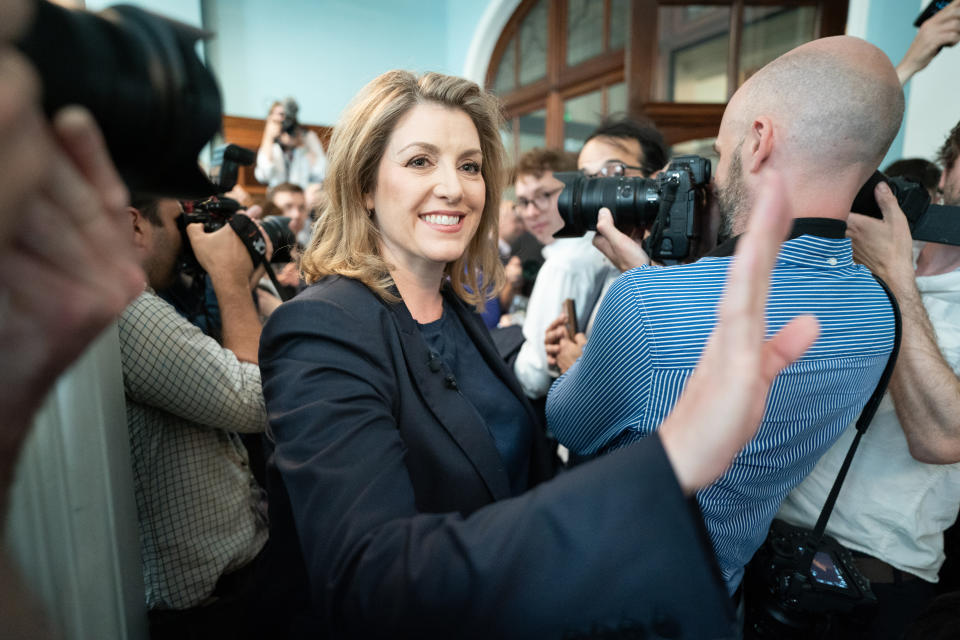 Penny Mordaunt at the launch of her campaign to be Conservative Party leader and Prime Minister, at the Cinnamon Club, in Westminster, London. Picture date: Wednesday July 13, 2022.