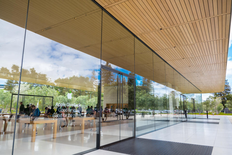 Sede central corporativa de de Apple en Cupertino, Silicon Valley. Foto: Getty Images. 