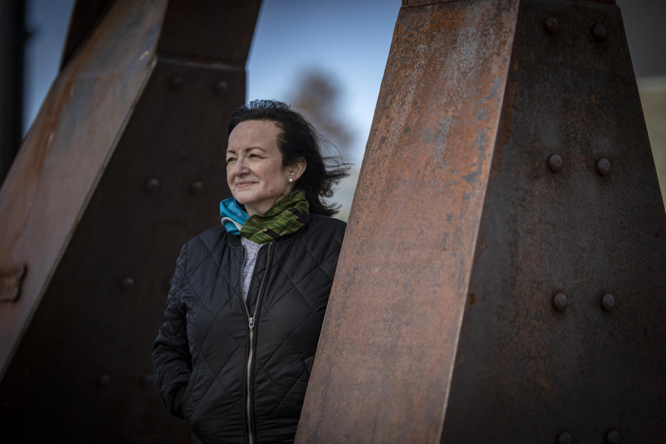 Ana Avenda&ntilde;o stands for a portrait at Julius M. Kleiner Memorial Park in Meridian, Idaho, in November 2020. (Photo: Kyle Green for HuffPost)