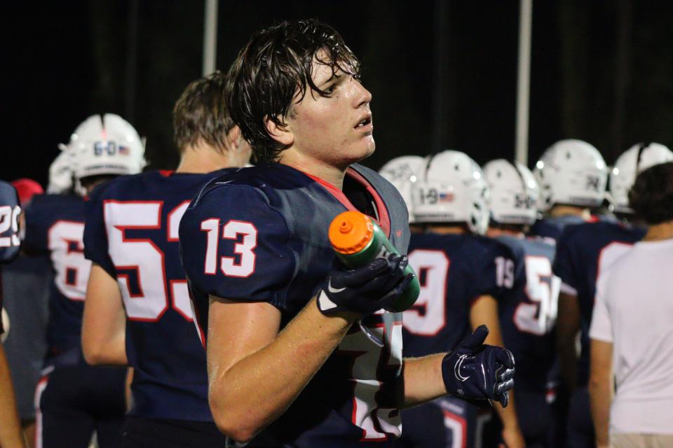 In his varsity debut, Oxbridge running back Remi DeOrsey, a sophomore, scored three touchdowns.