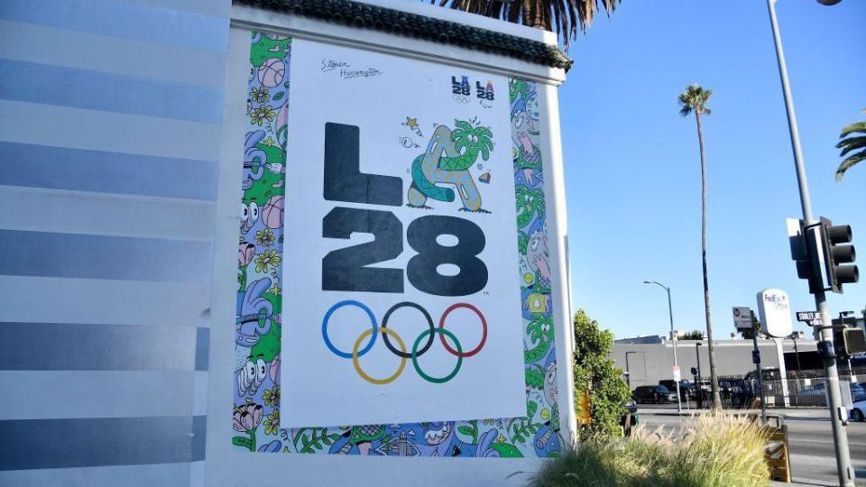 Olympic mural in Los Angeles