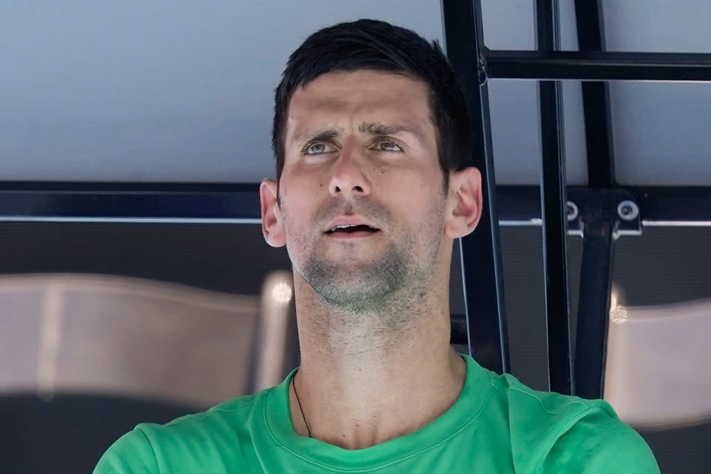 Novak Djokovic was deported earlier this week(Mark Baker/AP) (AP)