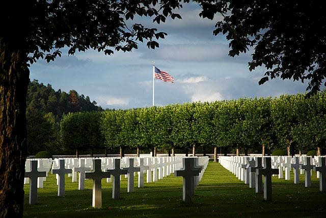 Epinal American Cemetery in Dinozé, France, contains the graves of 5,252 military dead.