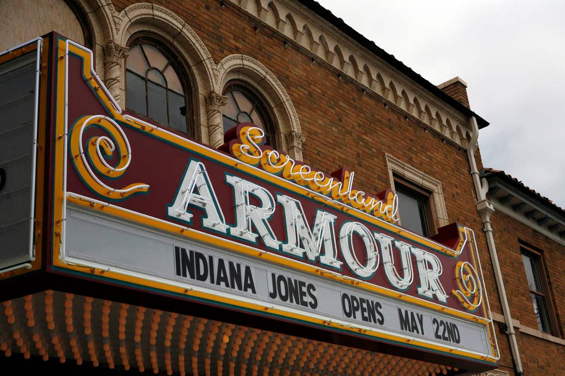 Screenland Armour theater in North Kansas City shows a variety of new releases, classic films, cult classics and art movies. It also featured a newly-opened retro bar and video game lounge in the basement, accessible from the alley behind the building.
