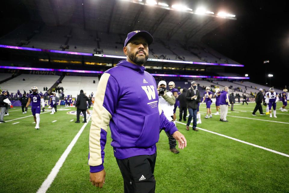 Jimmy Lake is out at Washington.