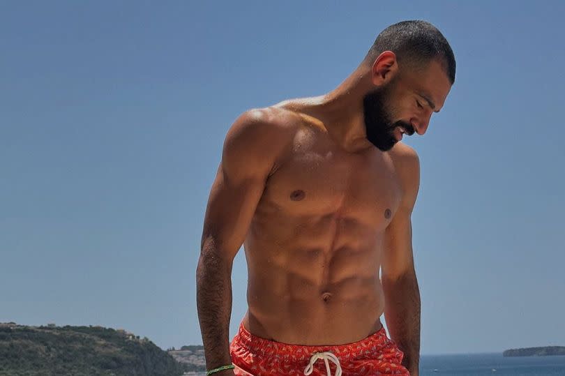 Mohamed Salah shows off his new look on holiday