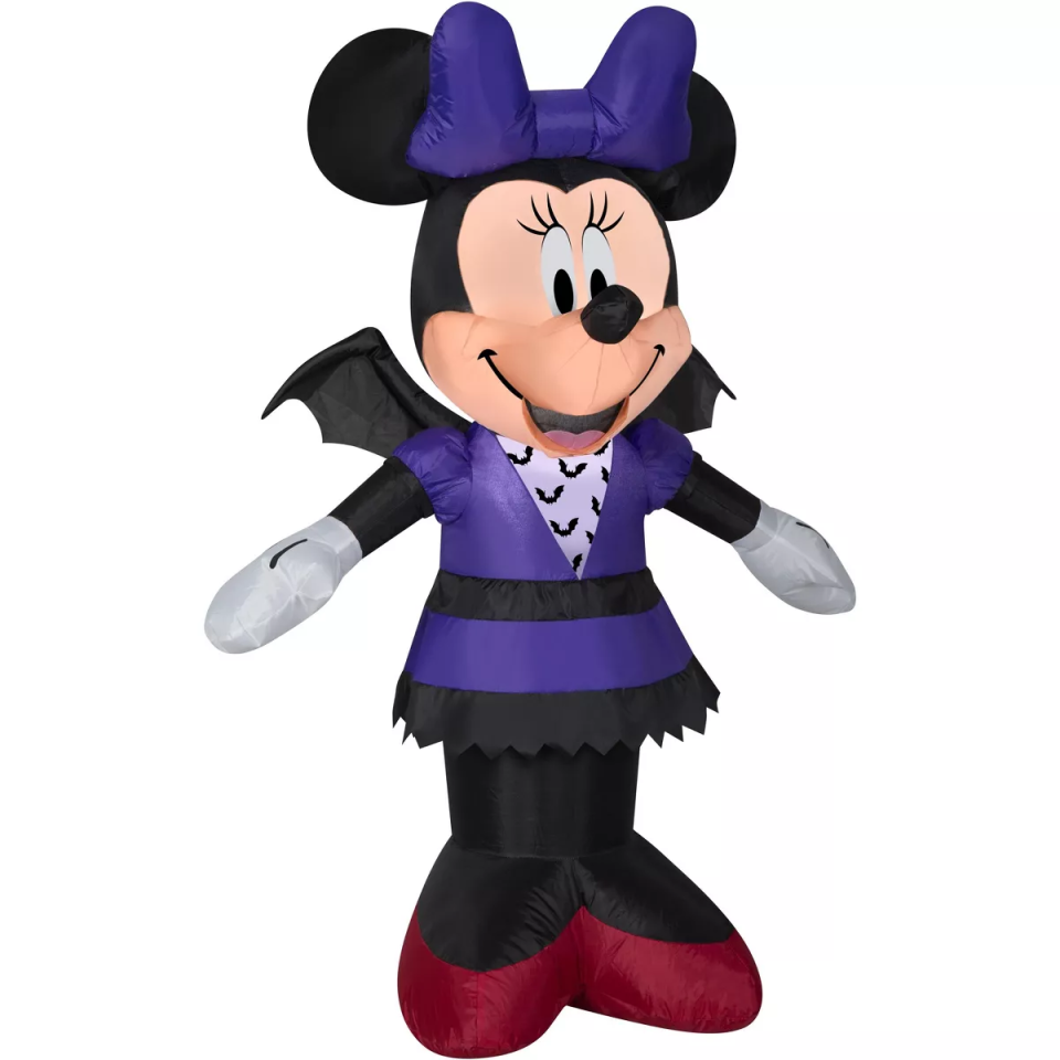 <p><a href="https://go.redirectingat.com?id=74968X1596630&url=https%3A%2F%2Fwww.target.com%2Fp%2Fdisney-airblown-inflatable-minnie-in-bat-costume-disney-3-5-ft-tall-multicolored%2F-%2FA-82495364%23lnk%3Dsametab&sref=https%3A%2F%2Fwww.womansday.com%2Fhome%2Fdecorating%2Fg61170509%2Fbest-disney-halloween-decorations%2F" rel="nofollow noopener" target="_blank" data-ylk="slk:Shop Now;elm:context_link;itc:0;sec:content-canvas" class="link ">Shop Now</a></p><p>Inflatable Minnie Mouse</p><p>Target</p><p>$42.99</p>