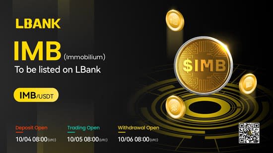 Immobilium (IMB) Is Now Available for Trading on LBank Exchange