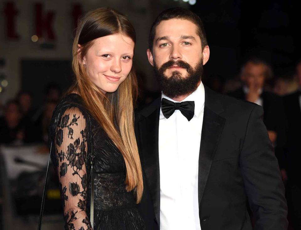 Karwai Tang/WireImage Mia Goth and Shia LaBeouf