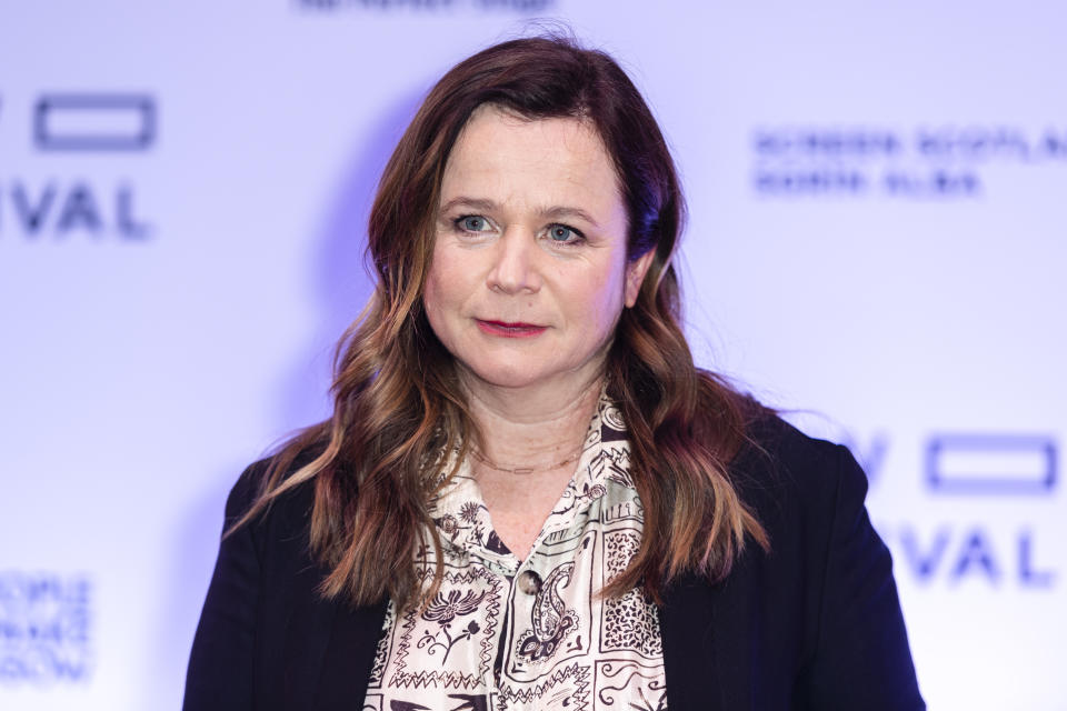 GLASGOW, SCOTLAND - MARCH 02: Emily Watson attends the UK premiere of 