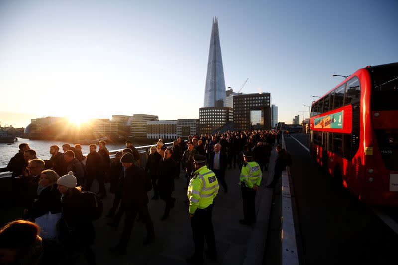 Site of a fatal attack on London Bridge in London